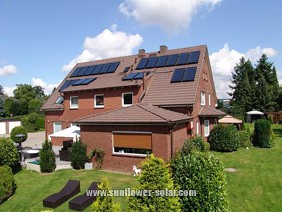 Aluminum alloy Domestic Solar Water Heater Calentador de agua solar doméstico de aleación de aluminio